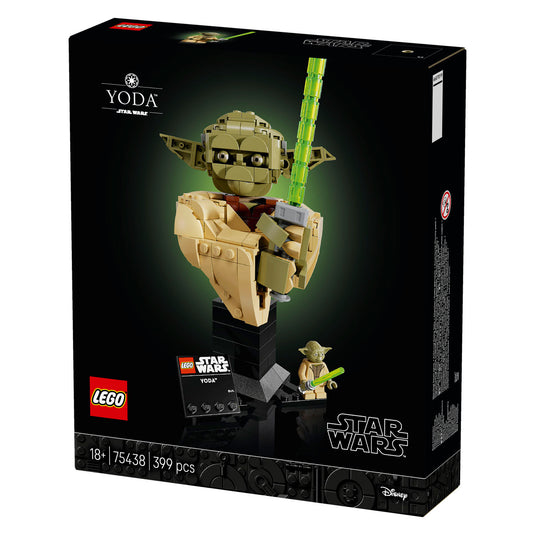 Lego star wars yoda buste bouwpakket voor volwassenen - 75438