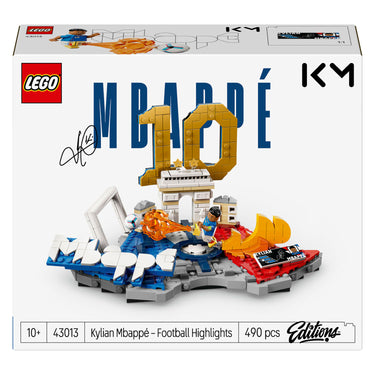 Lego editions kylian mbappé – voetbalhoogtepunten voetbal speelgoed voor kinderen - 43013