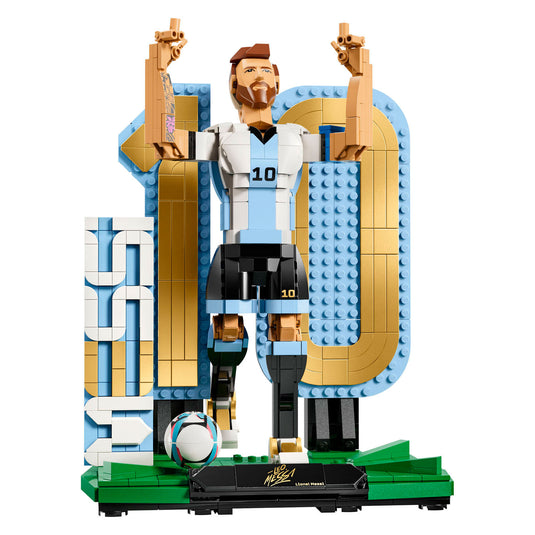 Lego editions lionel messi – voetballegende voetbal speelgoed voor kinderen - 43015
