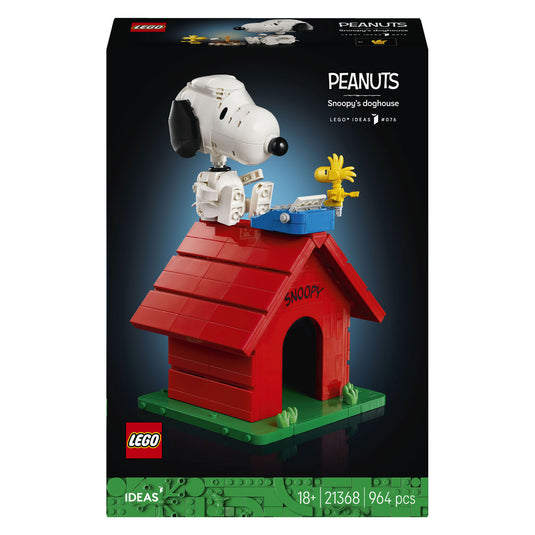Lego ideas peanuts: snoopy's hondenhok