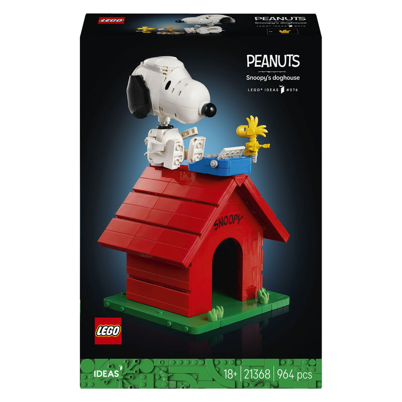 Afbeelding laden in galerijviewer, Lego ideas peanuts: snoopy's hondenhok
