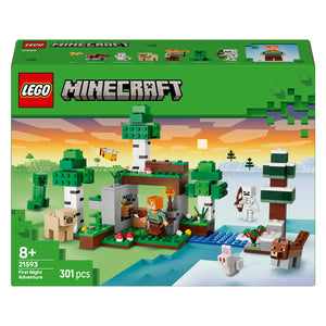 Lego minecraft eerste nacht-avontuur speelgoed voor kinderen en kinderkamer decoratie 21593