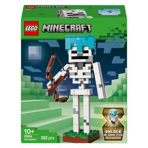 Lego ® minecraft® het skelet - decoratief gamingspeelgoed - modelbouwset - gamingmerchandise voor kinderen vanaf 10 jaar - 21594