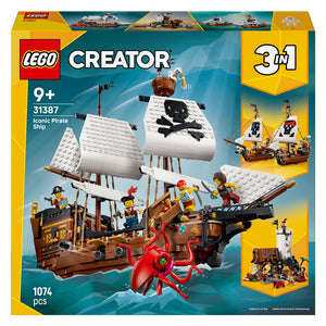 Lego creator 3in1 klassiek piratenschip piraten boot speelgoed voor kinderen 31387