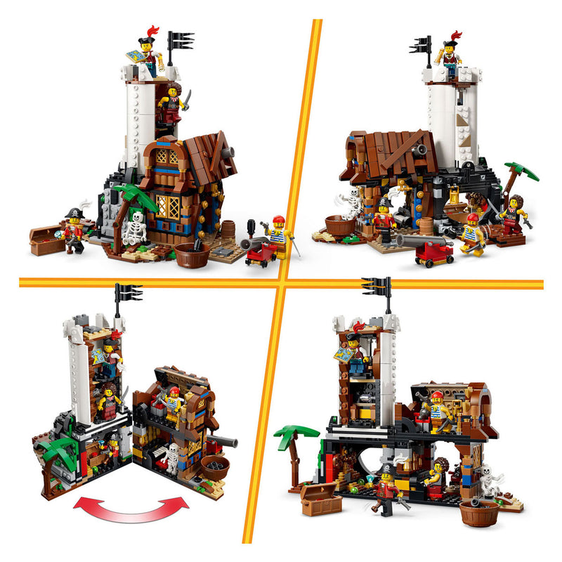 Afbeelding laden in galerijviewer, Lego creator 3in1 klassiek piratenschip piraten boot speelgoed voor kinderen 31387
