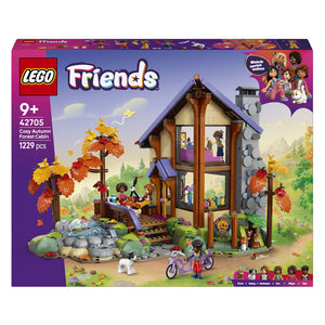 Lego friends gezellige boshut in de herfst
