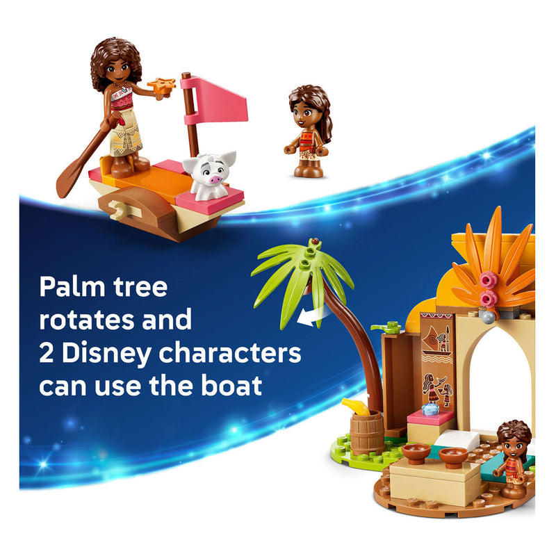Afbeelding laden in galerijviewer, Lego ǀ disney vaiana dorpshuis en boot bouwbaar speelgoed voor kinderen met dieren figuur 43282
