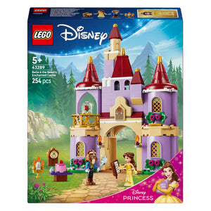 Lego ǀ disney princess het betoverde kasteel van belle en het beest bouwpakket voor kinderen 43289