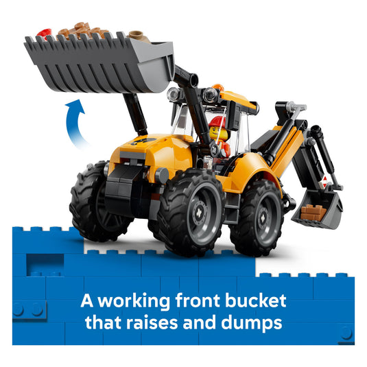 Lego city gele graaflaadmachine