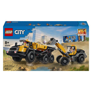 Lego city kiepwagen en voorlader