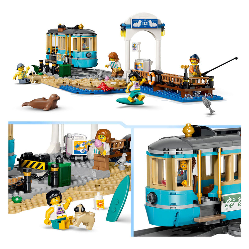 Afbeelding laden in galerijviewer, Lego city 60506 klassieke strandtram
