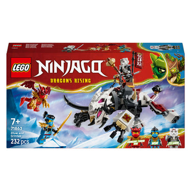 Lego ninjago 71863 zilvar en grimtak het drakenbeest