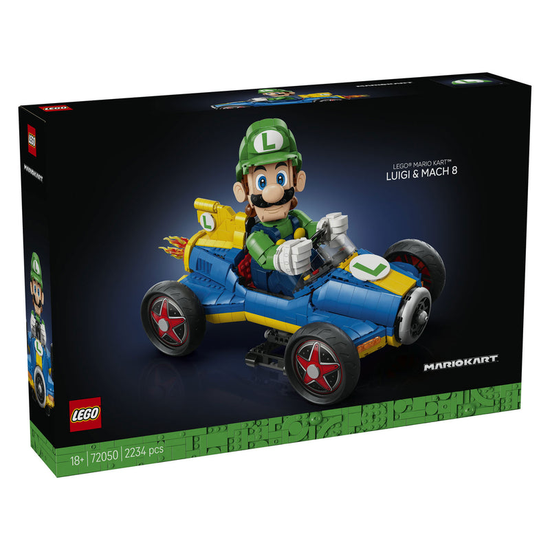 Afbeelding laden in galerijviewer, Lego super mario kart™ – luigi mach 8 - 72050
