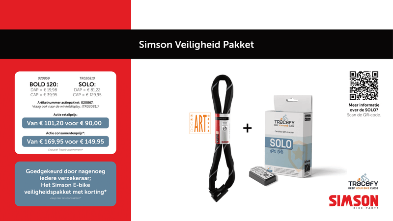 Afbeelding laden in galerijviewer, Rema tip top nederland b.v. simson 020867 actie veiligheid pakket (bestaat uit: 1 x simson bold 120 + 1 x tracefy solo)
