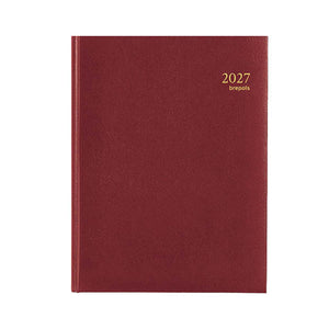 Brepols bureauagenda timing week nl 2027 lima rood 17x22cm