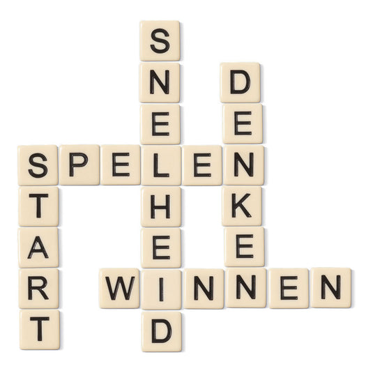 999games 999 games - bananagrams - woordspel - gezelschapsspel - ideaal om mee te nemen - klein cadeautje