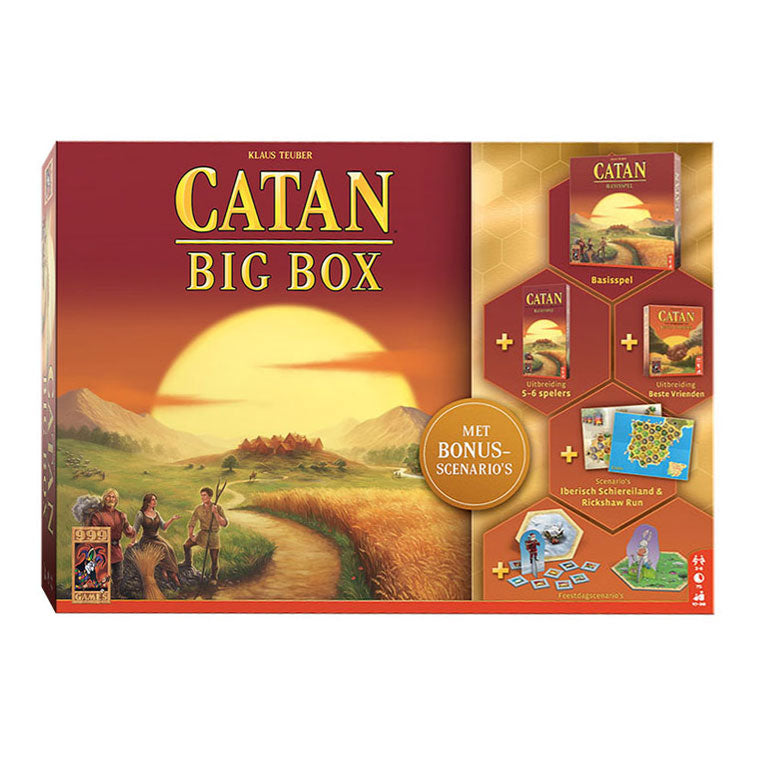 Afbeelding laden in galerijviewer, 999games catan big box bordspel 5 6 spelers
