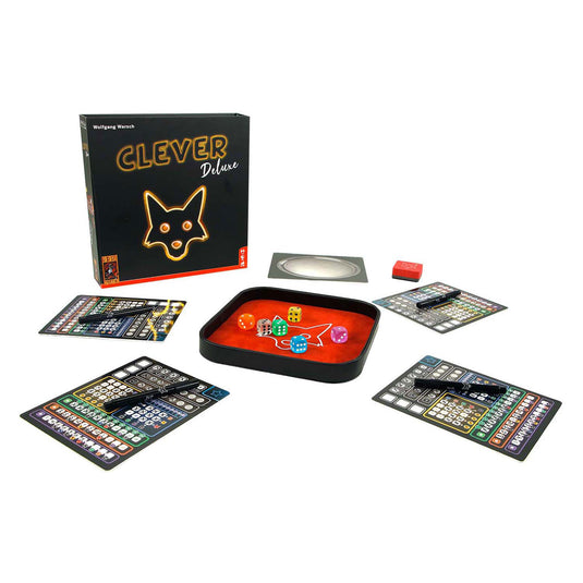 999games 999 games clever deluxe dobbelspel (nederlands, 1 - 4 spelers, 30 minuten, vanaf 8 jaar)