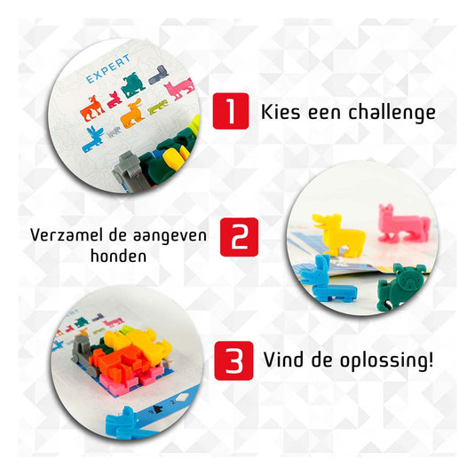 999games 999 games dog pile denkspel (nederlands, 1 speler, vanaf 7 jaar, 48 opdrachten)