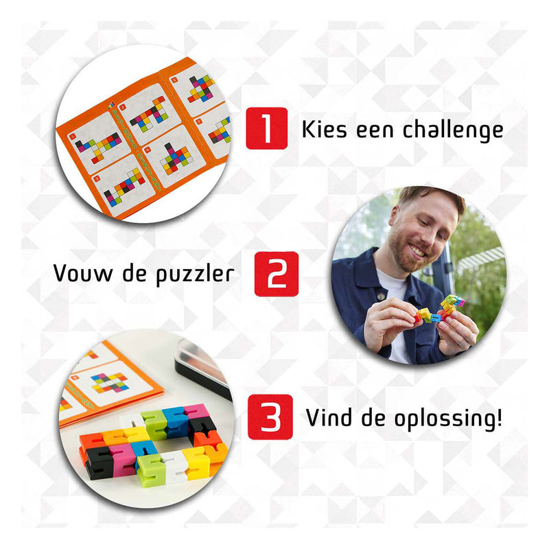 Afbeelding laden in galerijviewer, 999games 999 games flex puzzler max denkspel (nederlands, 1 speler, vanaf 7 jaar, 80 opdrachten)
