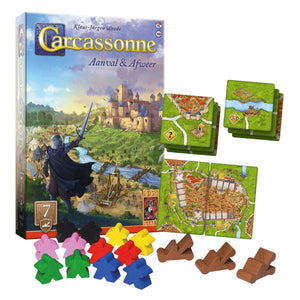 999games 999 games - carcassonne: aanval afweer - uitbreiding 7 - nieuwe versie - nl - en