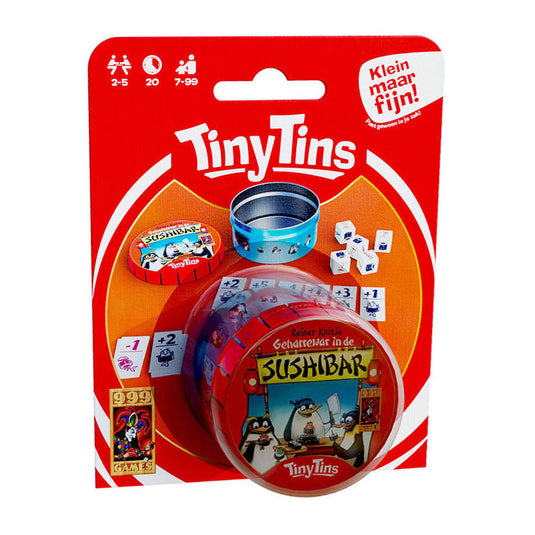 999games tiny tins: geharrewar in de sushibar