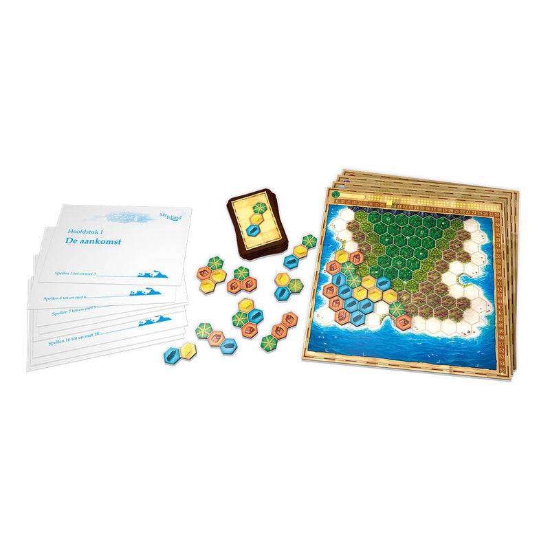 Afbeelding laden in galerijviewer, 999games 999 games my island bordspel (nederlands, 2 - 4 spelers, 30 minuten, vanaf 10 jaar)
