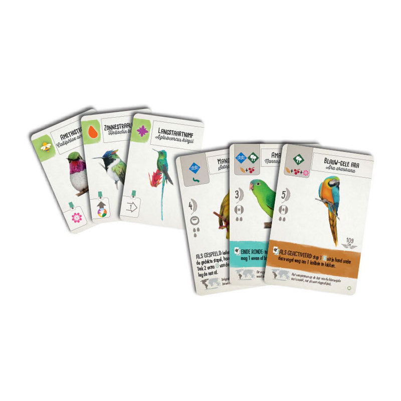 Afbeelding laden in galerijviewer, 999games 999 games wingspan: midden- en zuid-amerika bordspel (uitbreiding, nederlands, 1 - 5 spelers, 40 - 70 minuten, vanaf 10 jaar)
