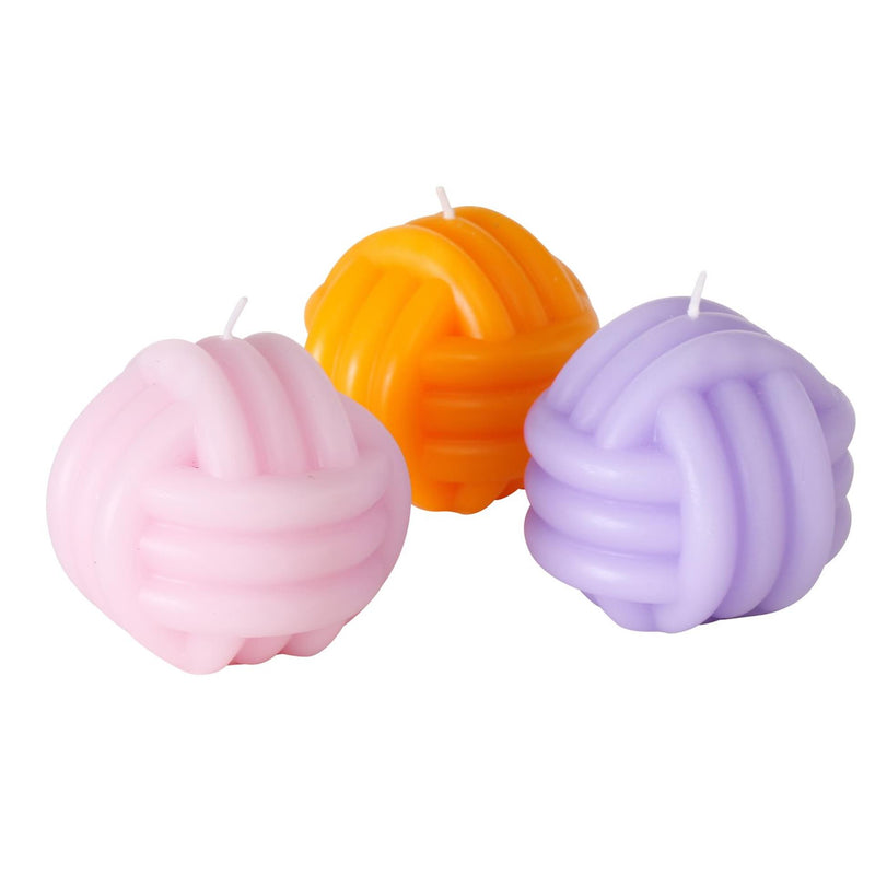 Afbeelding laden in galerijviewer, Boltze home kaars knot knoopvorm h8cm dia 8,5cm
