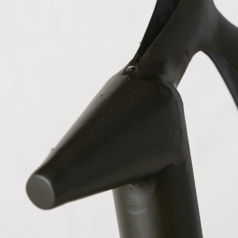 Afbeelding laden in galerijviewer, Boltze home beeld hert zwart metaal h55,5cm
