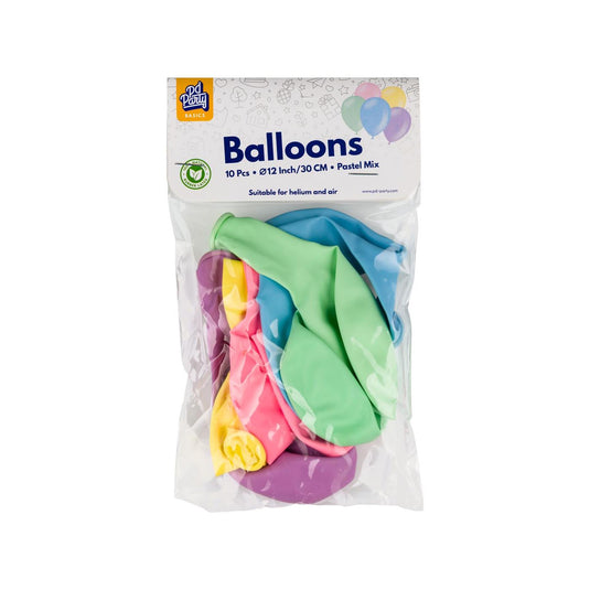 Paperdreams ballonnen 10 pcs, - pastel mix latex