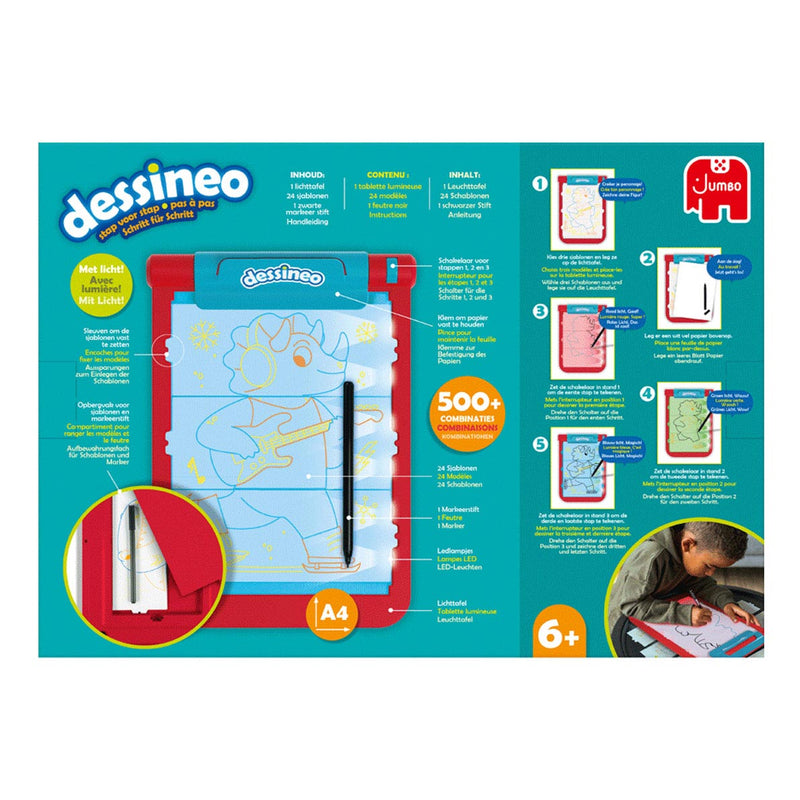 Afbeelding laden in galerijviewer, Jumbo Dessineo Characters Stap voor Stap Tekenbord
