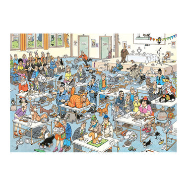 Jan van haasteren legpuzzel - kattenshow, 2000st.