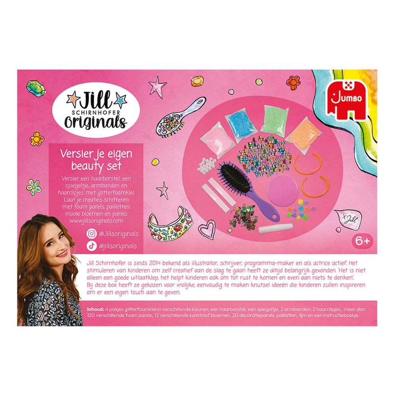 Afbeelding laden in galerijviewer, Jumbo - jill schirnhofer - versier je eigen beauty set - knutselset - knutselpakket 6 jaar
