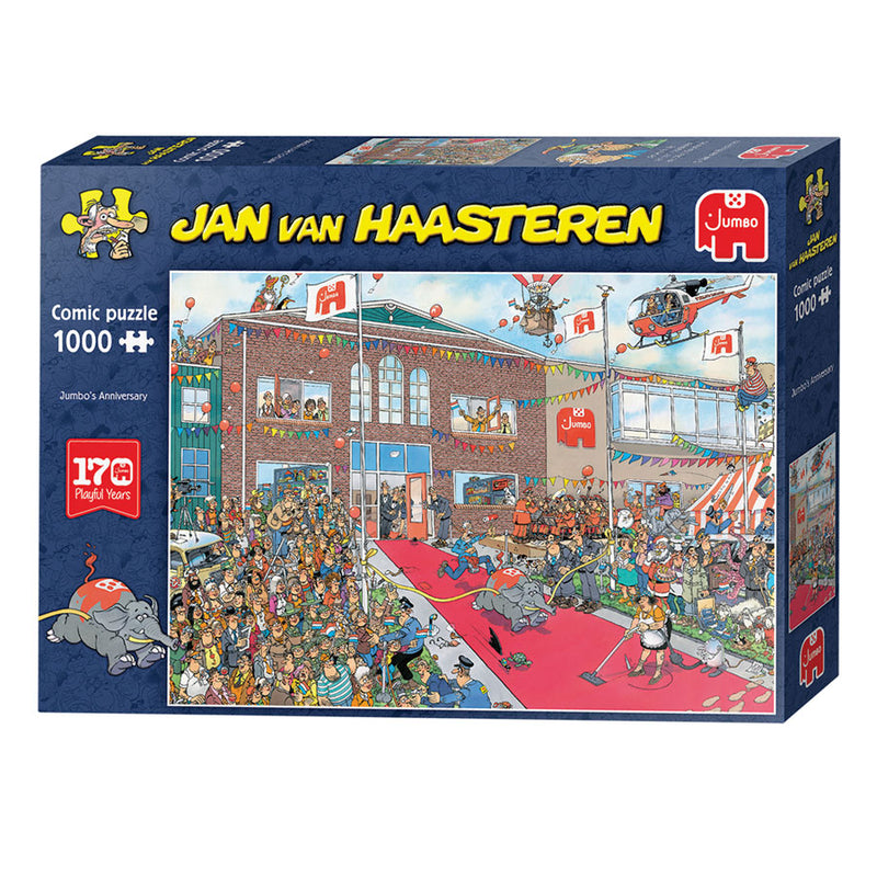 Afbeelding laden in galerijviewer, Jan van Haasteren Legpuzzel 170 Jaar Jumbileum, 1000st.

