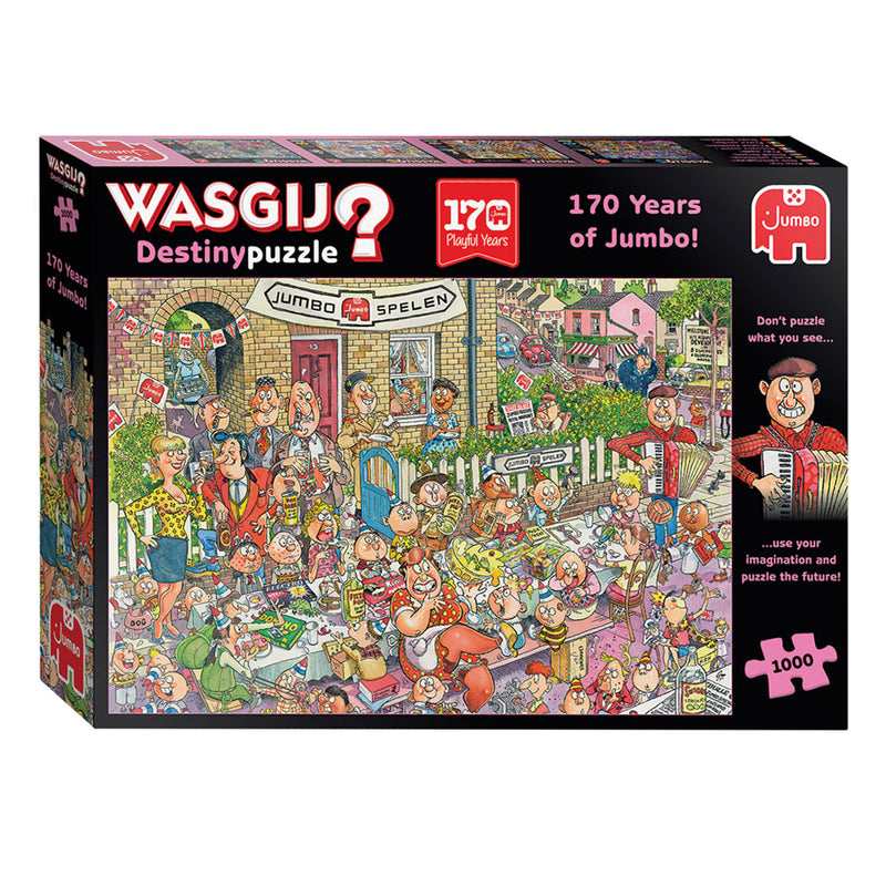 Afbeelding laden in galerijviewer, Jumbo Wasgij Destiny Legpuzzel 170 Jaar Special. 1000st.
