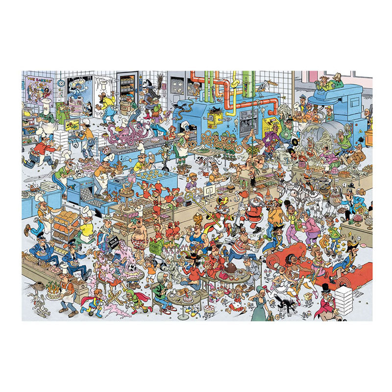 Afbeelding laden in galerijviewer, Jumbo jan van haasteren legpuzzel - de bakkerij, 2000st.

