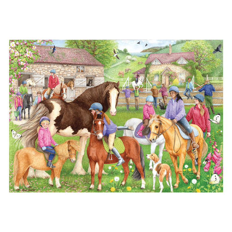 Afbeelding laden in galerijviewer, Jumbo falcon legpuzzzel - riding school, 1000st.

