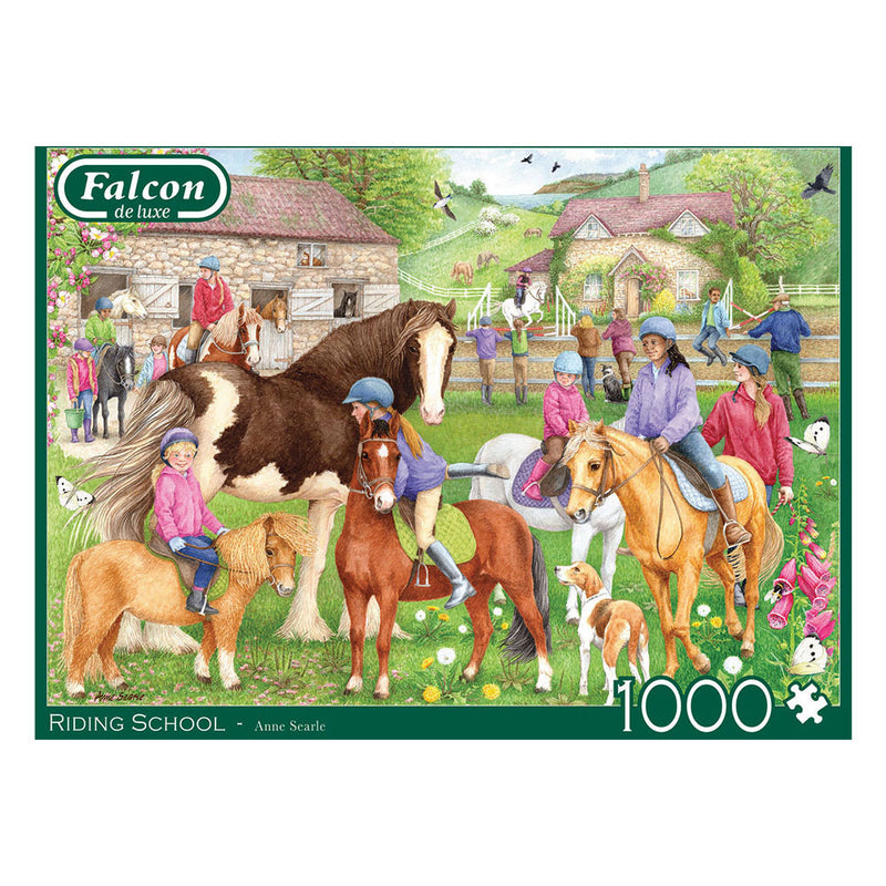 Afbeelding laden in galerijviewer, Jumbo falcon legpuzzzel - riding school, 1000st.
