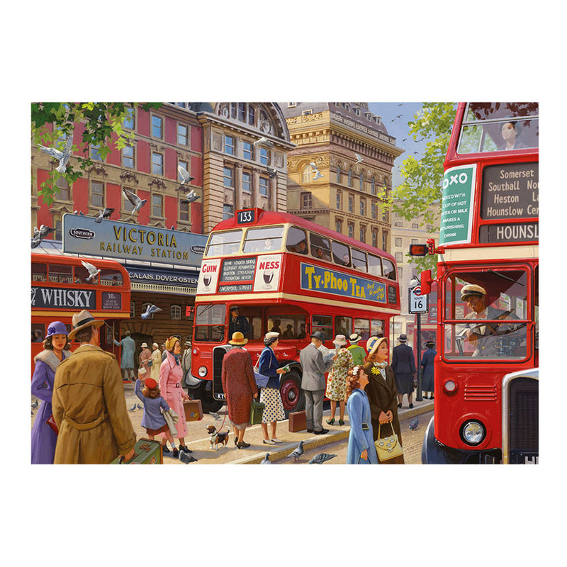 Afbeelding laden in galerijviewer, Jumbo falcon legpuzzzel - victoria station, 1000st.
