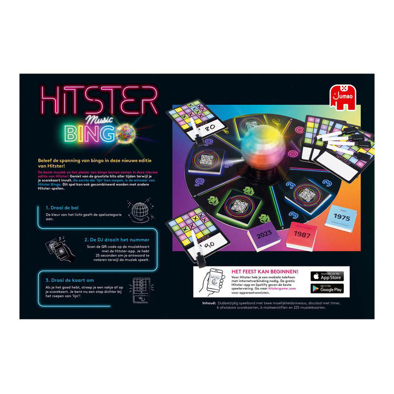 Afbeelding laden in galerijviewer, Jumbo hitster bingo gezelschapsspel
