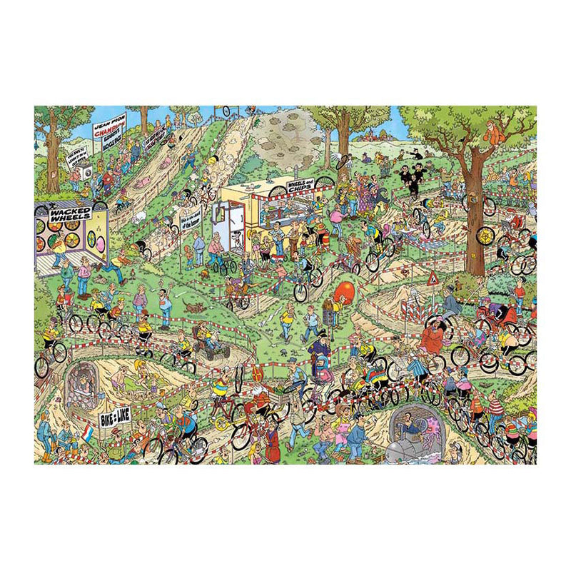 Afbeelding laden in galerijviewer, Jumbo jan van haasteren legpuzzel - veldrijden, 1000st.
