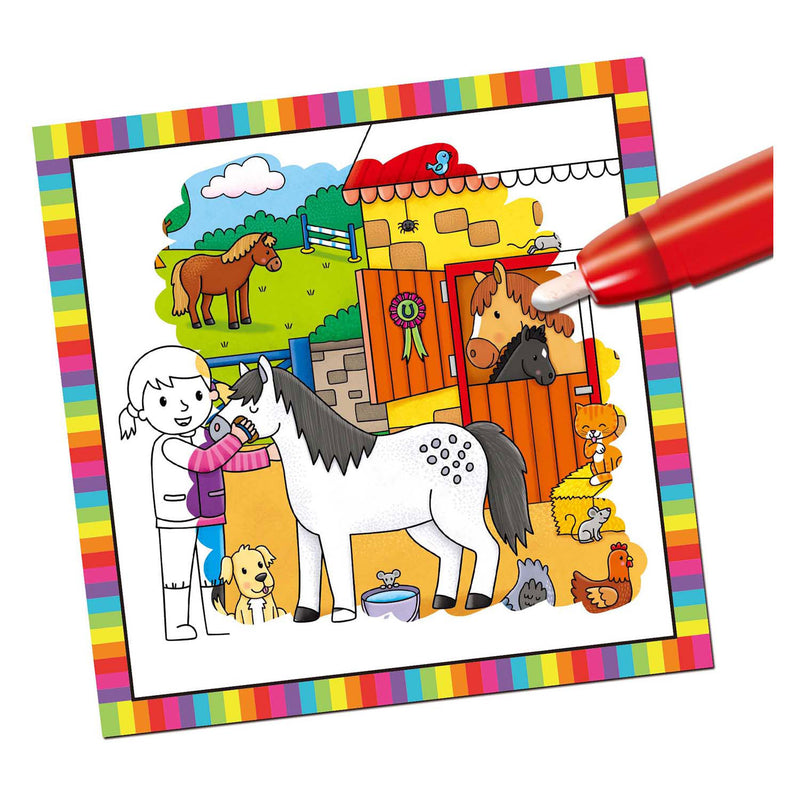 Afbeelding laden in galerijviewer, Galt water magic - baby boerderijdieren - vanaf 1 jaar - water kleurboek
