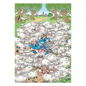 Jumbo puzzel 500 st. jvh expert 7 lam gelegd
