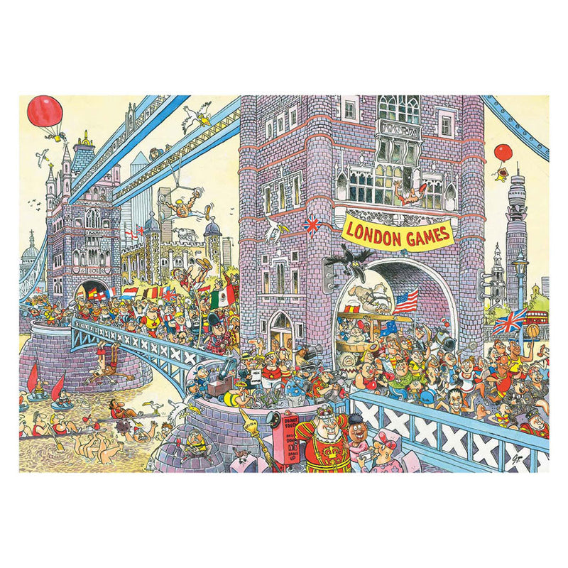 Afbeelding laden in galerijviewer, Wasgij retro mystery 8 legpuzzel - de laatste horde!, 1000st.
