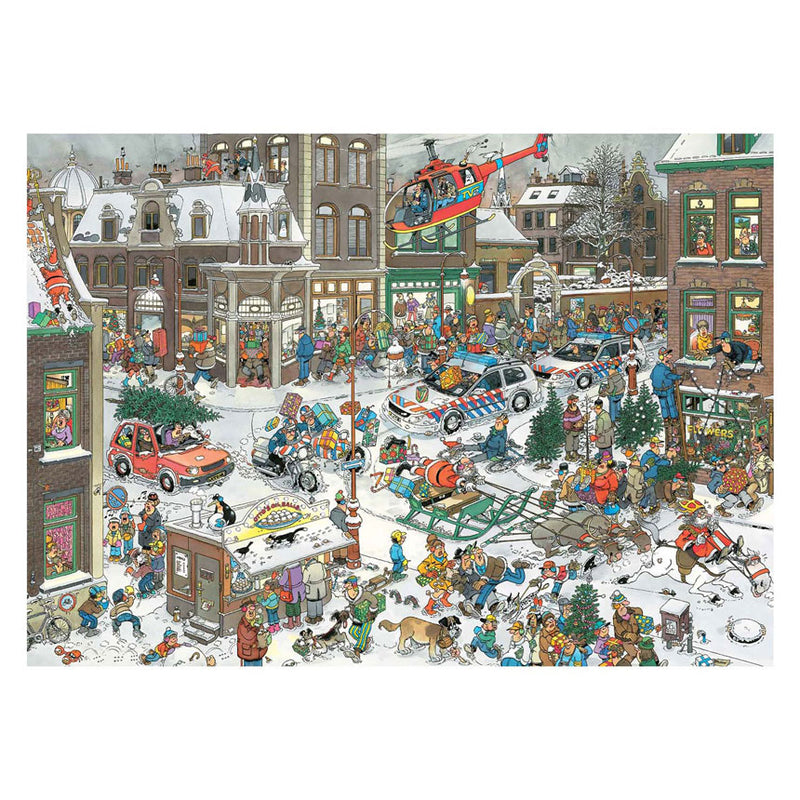Afbeelding laden in galerijviewer, Jumbo jan van haasteren legpuzzel - kerstmis, 1000st.
