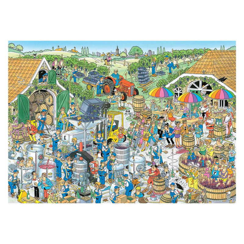 Afbeelding laden in galerijviewer, Jumbo jan van haasteren legpuzzel - de wijnmakerij, 1000st.
