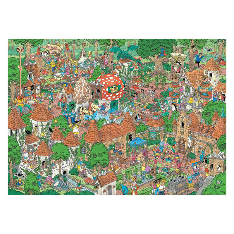 Afbeelding laden in galerijviewer, Jumbo jan van haasteren legpuzzel - efteling sprookjesbos, 1000st.
