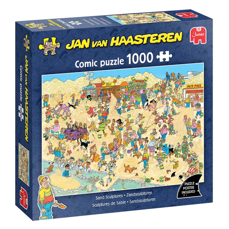 Afbeelding laden in galerijviewer, Jumbo jan van haasteren legpuzzel - zandsculpturen, 1000st.

