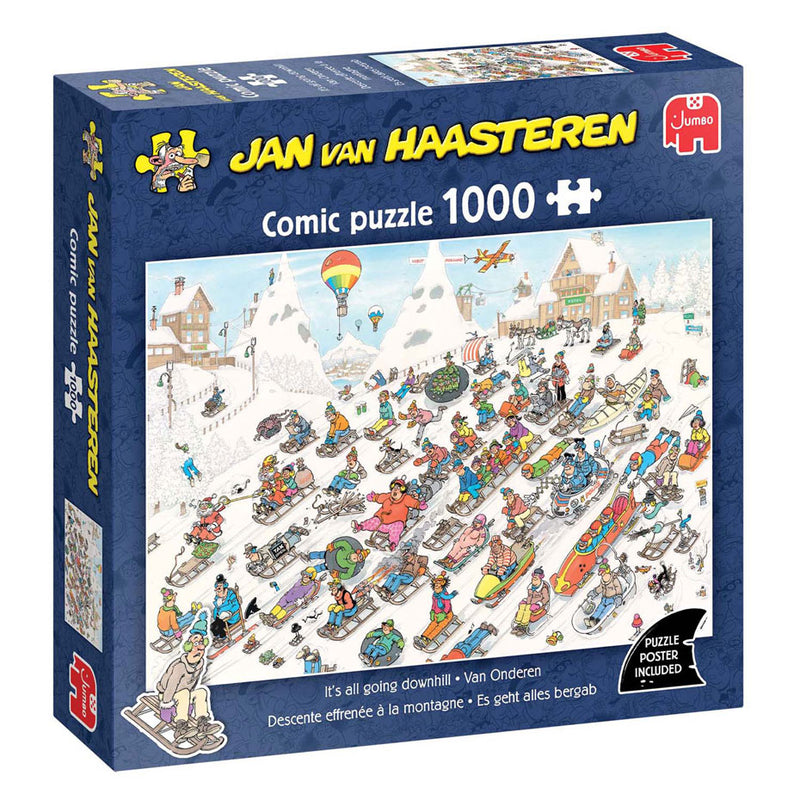 Afbeelding laden in galerijviewer, Jan van haasteren legpuzzel - van onderen!, 1000st.
